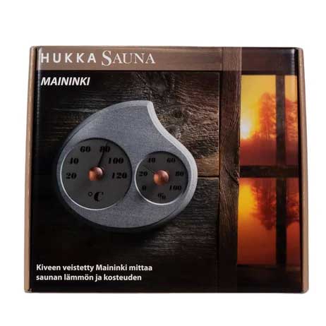 MAININKI, Thermometer & Hygrometer **Can only be purchased with sauna**