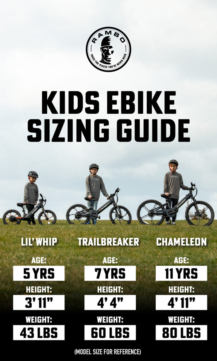 Rambo Electric Bikes Kids 16" Lil Whip