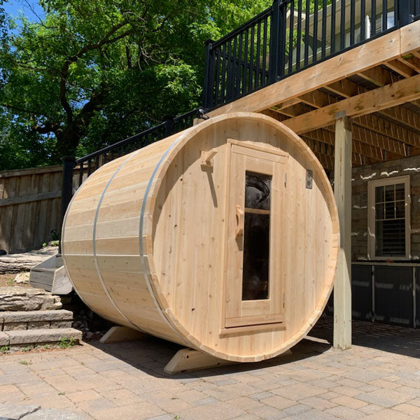 Canadian Timber Harmony Barrel Sauna Wood Burning