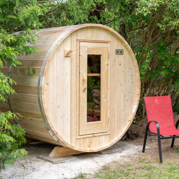 Canadian Timber Harmony Barrel Sauna Wood Burning