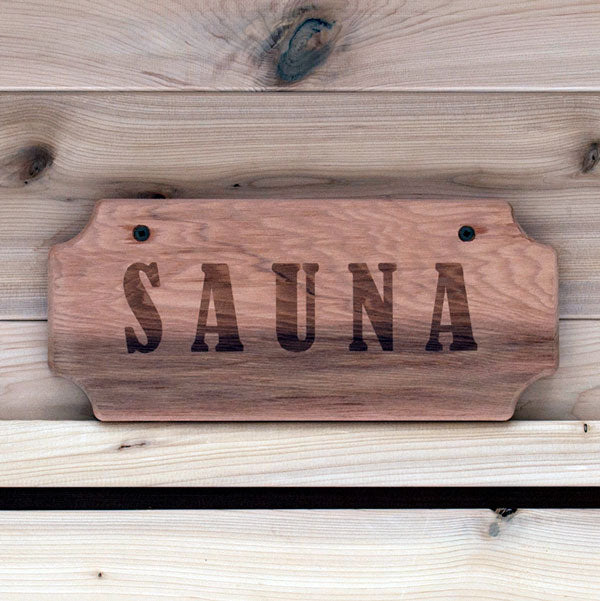 5x11 Sauna Sign **Can only be purchased with sauna**