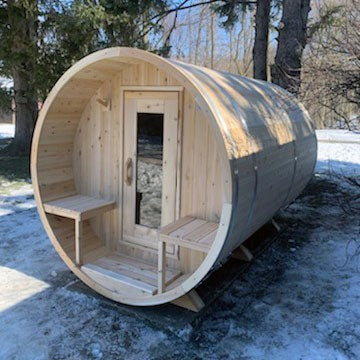 Canadian Timber Serenity Barrel Sauna Electric