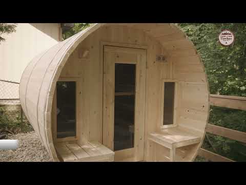 Canadian Timber Tranquility Barrel Sauna