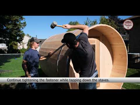 Canadian Timber Serenity Barrel Sauna